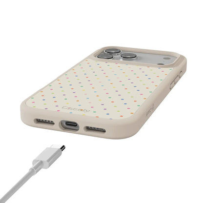 On the Dot | Rainbow Polka Dot Case