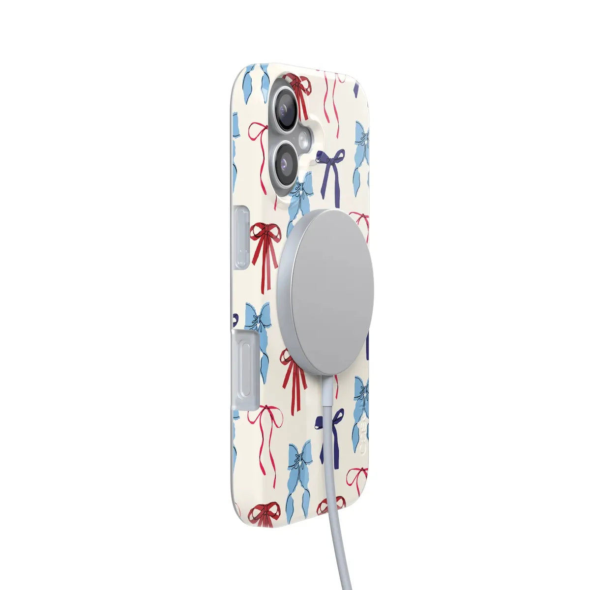 American Girlie | Red White & Blue Bows Case