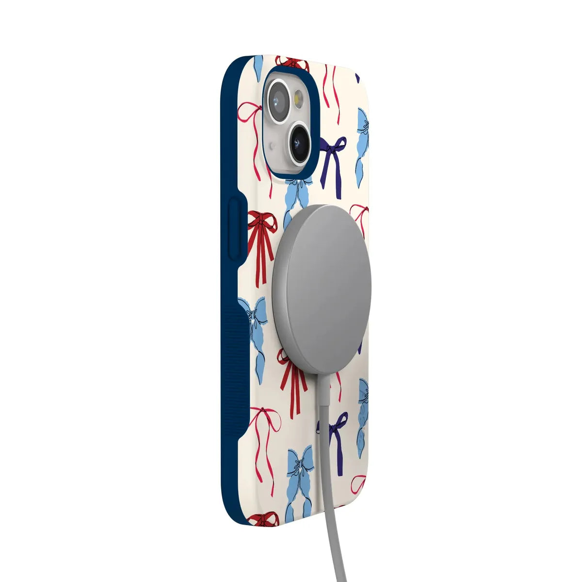 American Girlie | Red White & Blue Bows Case