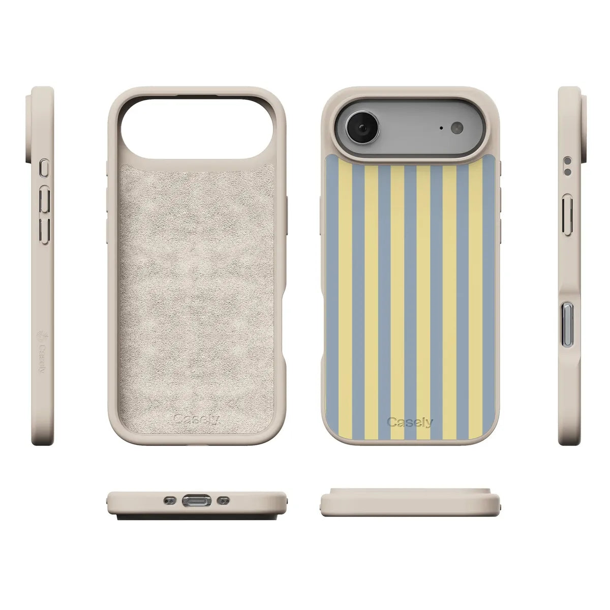 Coastline Stripes | Blue & Yellow Case