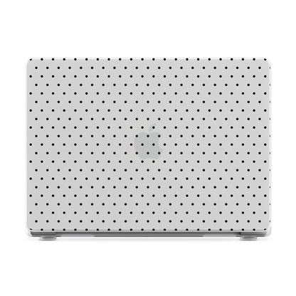 On the Dot | Black Polka Dot Laptop Shell - 14" MacBook Pro