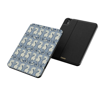 Seahorse Drift | Coastal Blues iPad Case