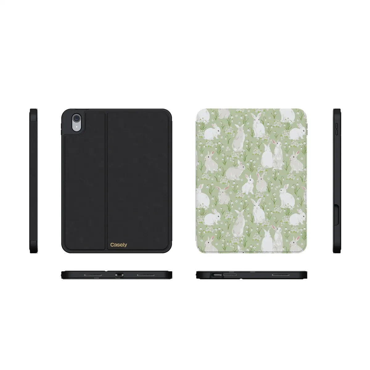Hop to it | Green Bunny iPad Case