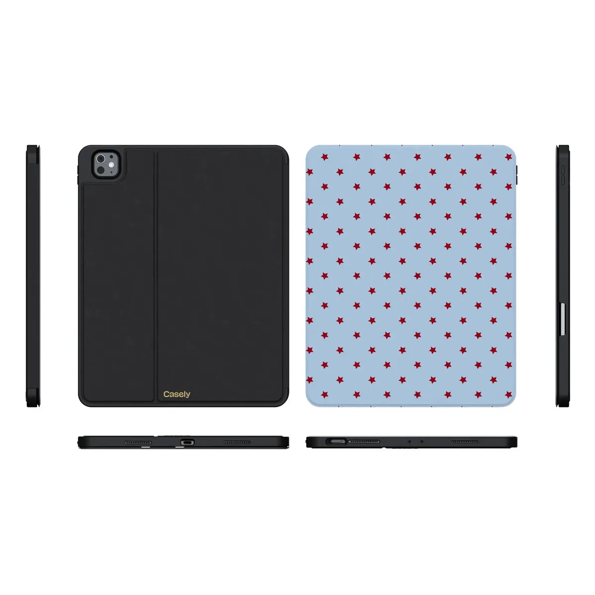Tiny Stars | Red & Blue iPad Case