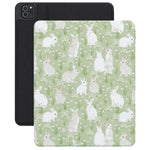 Hop to it | Green Bunny iPad Case