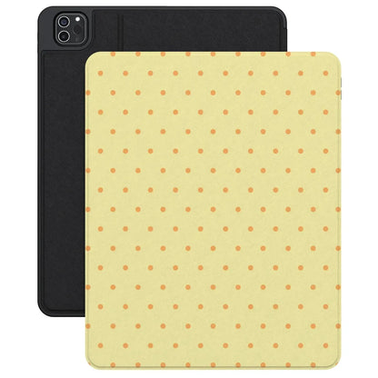 On the Dot | Yellow Polka Dot iPad Case