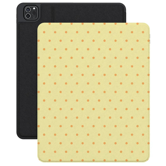 On the Dot | Yellow Polka Dot iPad Case