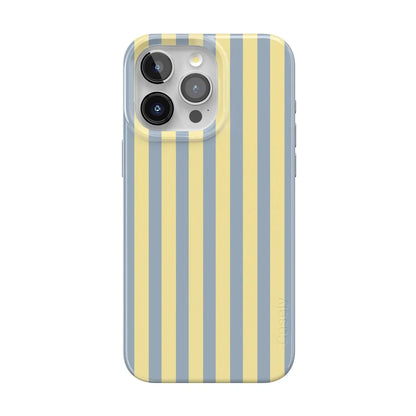 Coastline Stripes | Blue & Yellow Case - iPhone 13 Pro