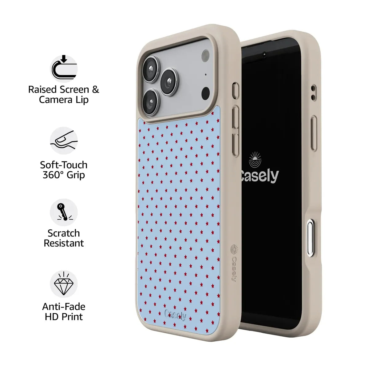 Tiny Stars | Red & Blue Case