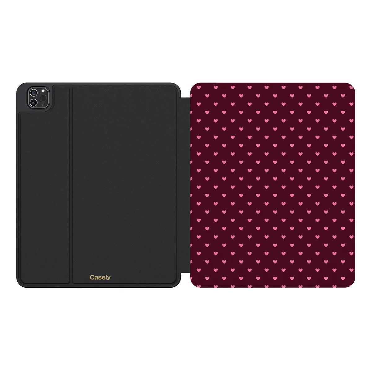 Heart Noir | Tiny Hearts iPad Case