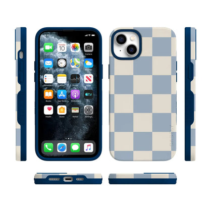 Fit Check | Light Blue Checkerboard Case
