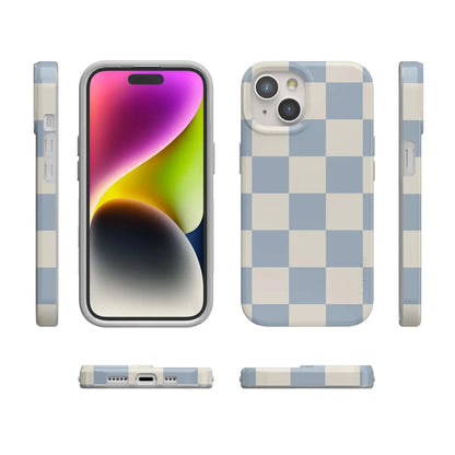 Fit Check | Light Blue Checkerboard Case