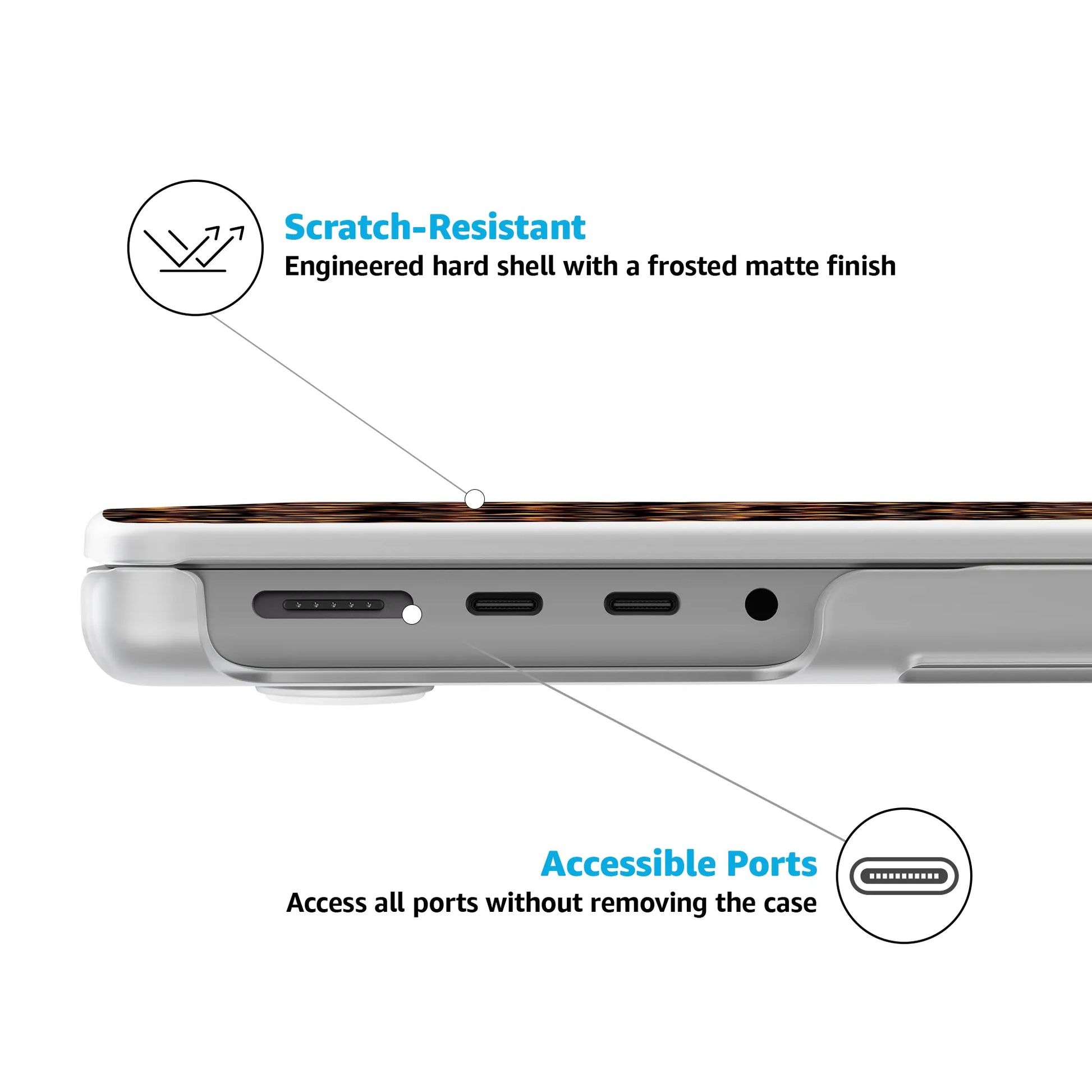 Shell Shocked | Tortoise Print Laptop Shell