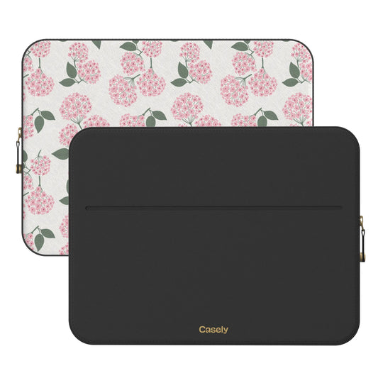Nantucket Cottage | Pink Hydrangea Laptop Case