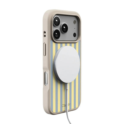 Coastline Stripes | Blue & Yellow Case
