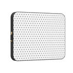 On the Dot | Black Polka Dot Laptop Case