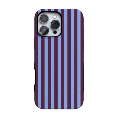 Perfect Stripes | Purple & Blue Stripes Case - iPhone 16 Pro
