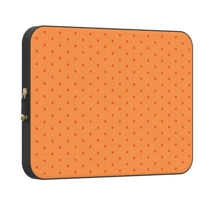 On the Dot | Orange Polka Dot Laptop Case