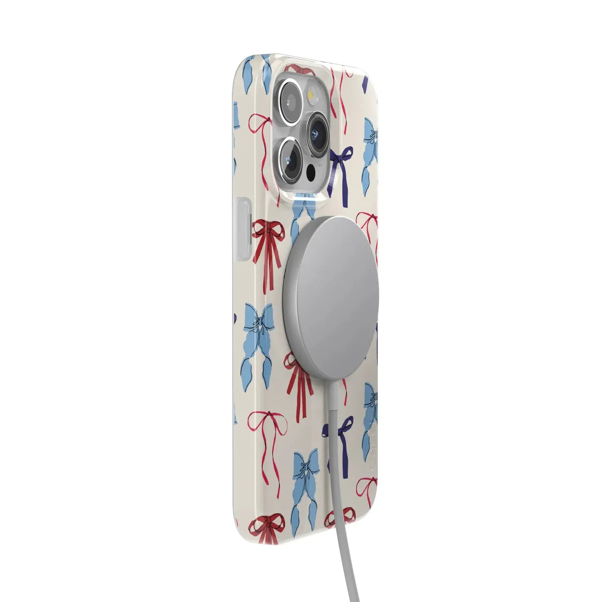 American Girlie | Red White & Blue Bows Case