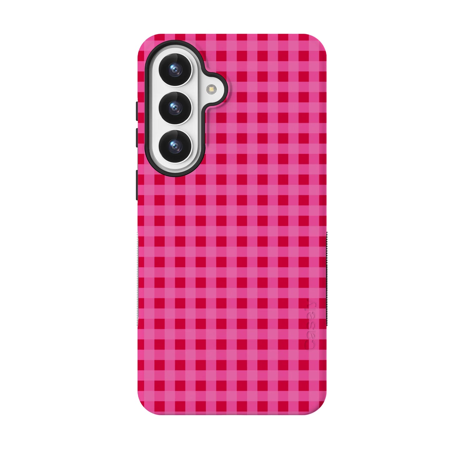Sweet Jam | Hot Pink Gingham Case - Galaxy S26 Plus