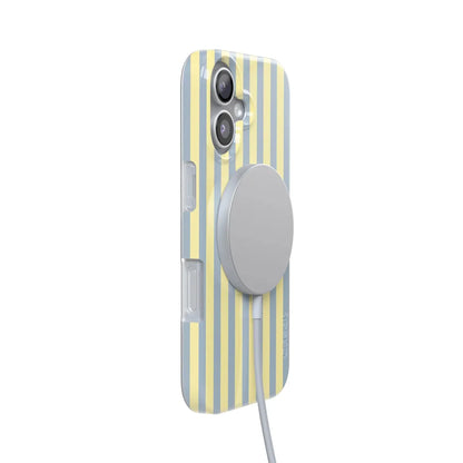 Coastline Stripes | Blue & Yellow Case