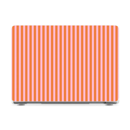 Perfect Stripes | Orange & Pink Stripes Laptop Shell - 14" MacBook Pro