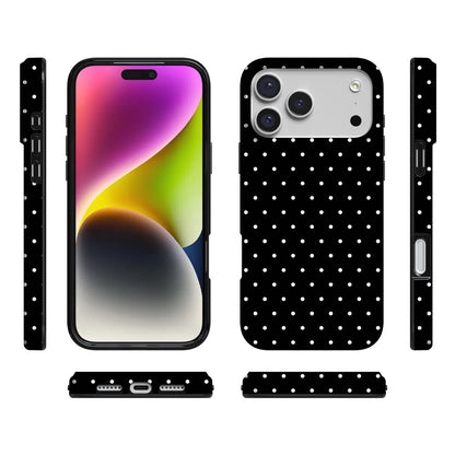 On the Dot | White Polka Dot Case