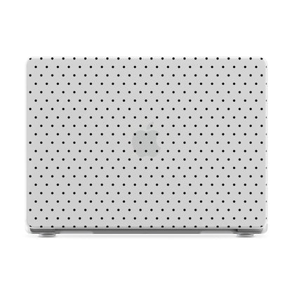 On the Dot | Black Polka Dot Laptop Shell - 13.6" MacBook Air