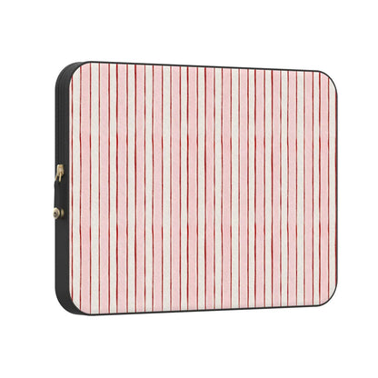 Pretty in Pastel | Blush Stripes Laptop Case