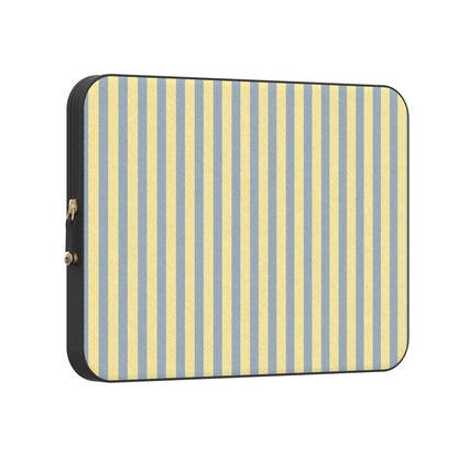 Coastline Stripes | Blue & Yellow Laptop Case