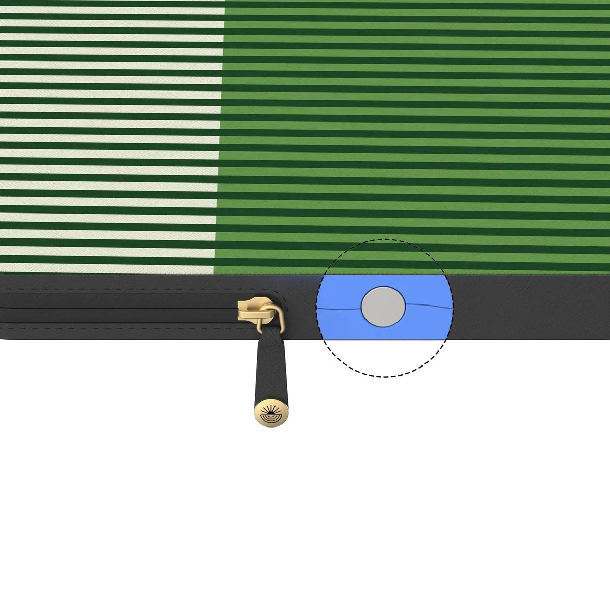 Fairway Stripes | Clubhouse Laptop Case