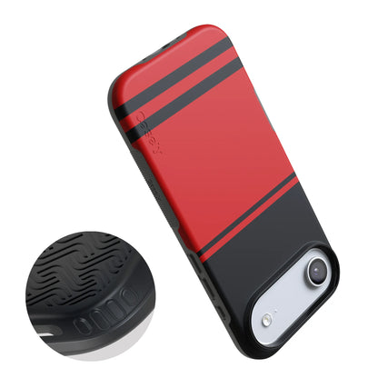 Storm Warning | Black & Red Stripes Case