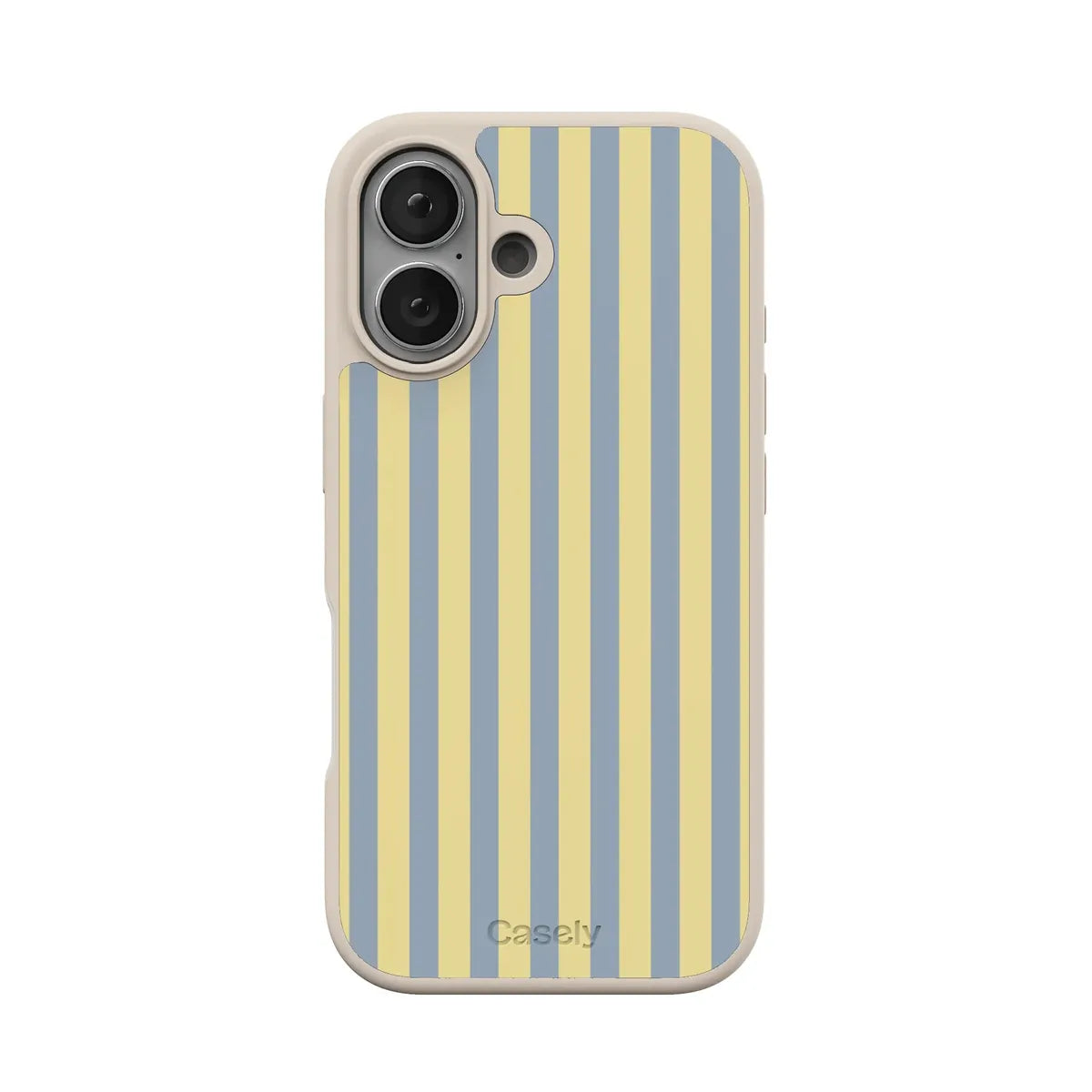 Coastline Stripes | Blue & Yellow Case - iPhone 16