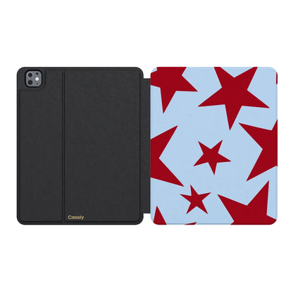 Stars Align | Blue & Red Stars iPad Case