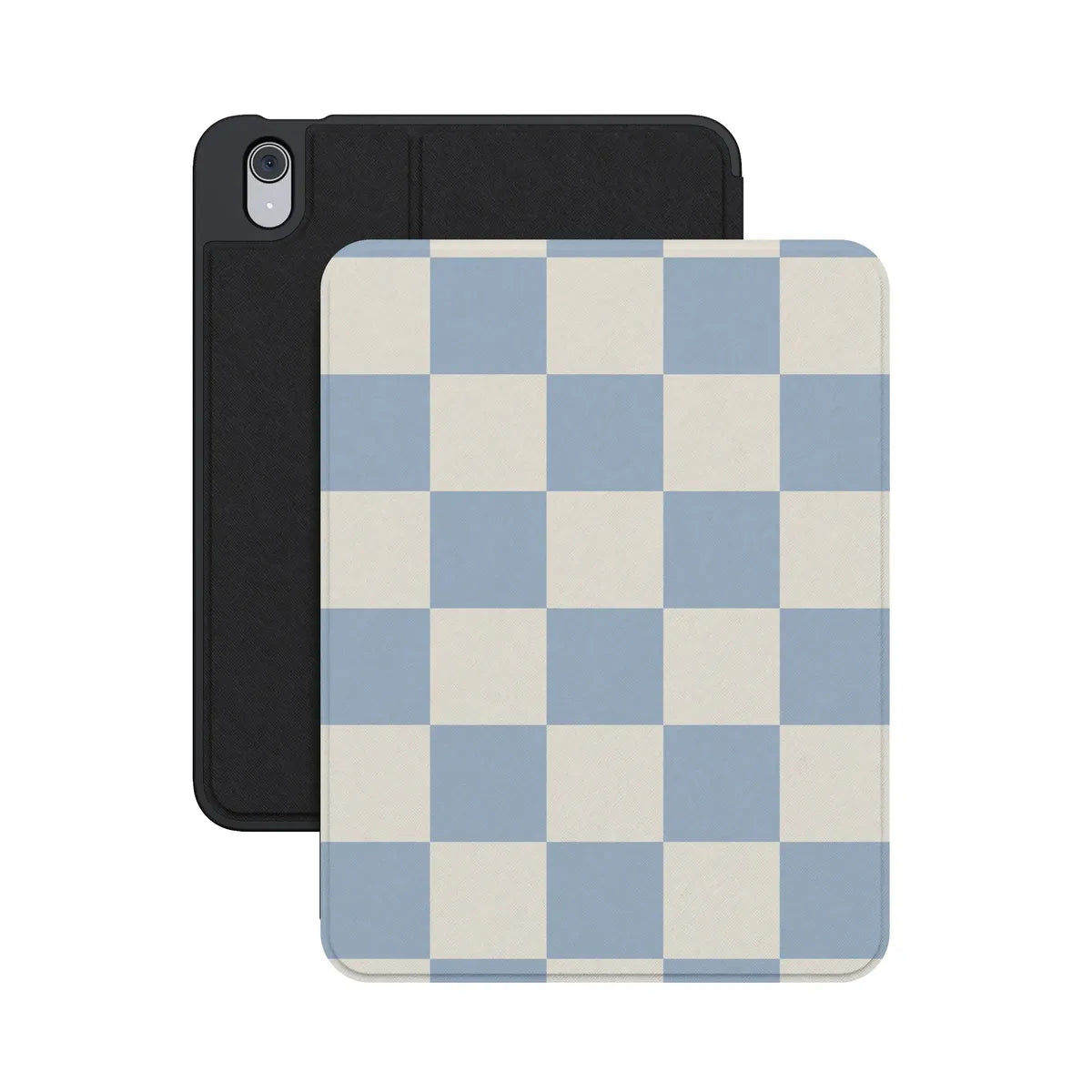 Fit Check | Light Blue Checkerboard iPad Case