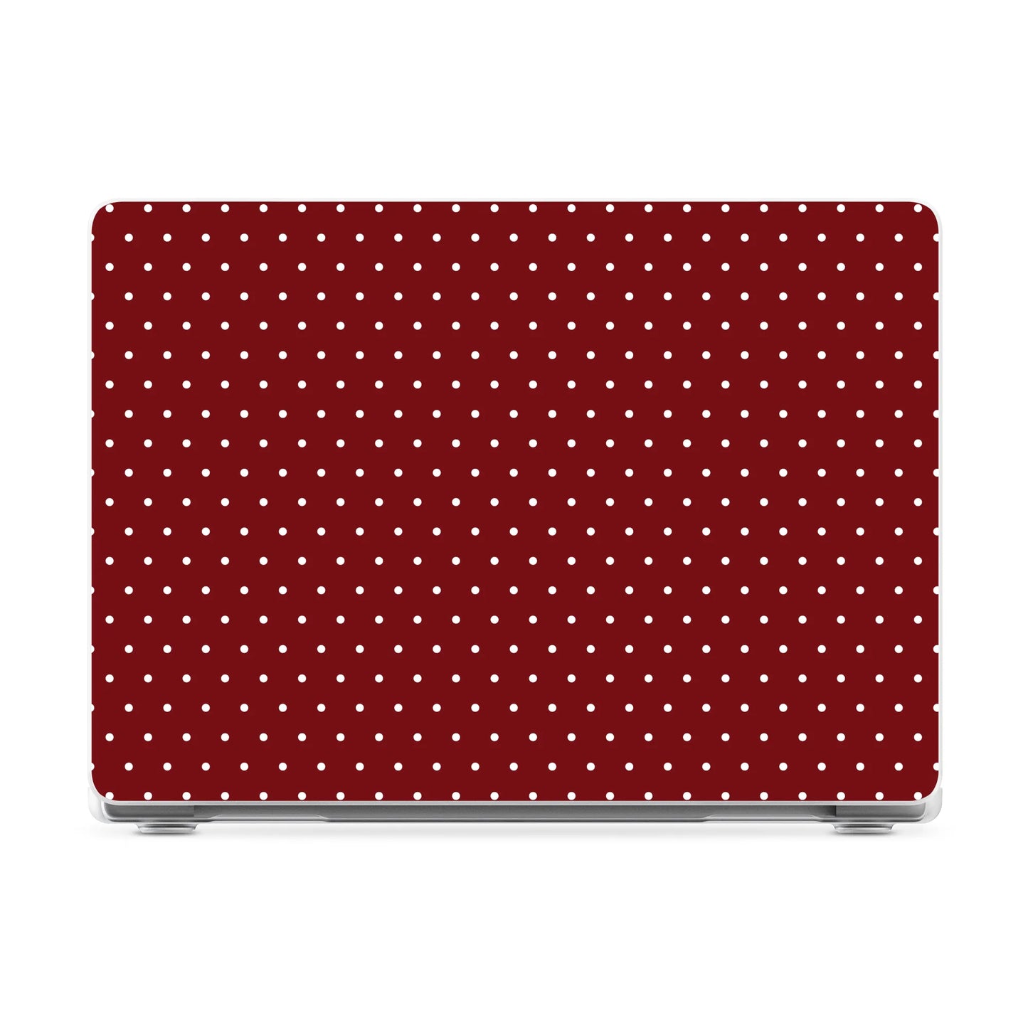On the Dot | Maroon Polka Dot Laptop Shell - 15" MacBook Air