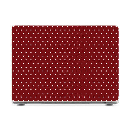 On the Dot | Maroon Polka Dot Laptop Shell - 15" MacBook Air