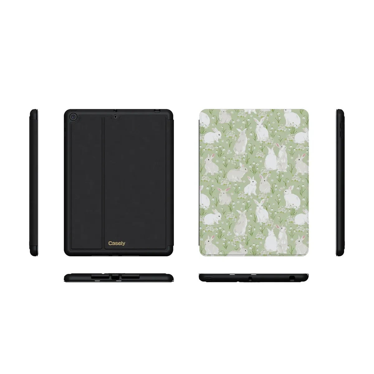 Hop to it | Green Bunny iPad Case