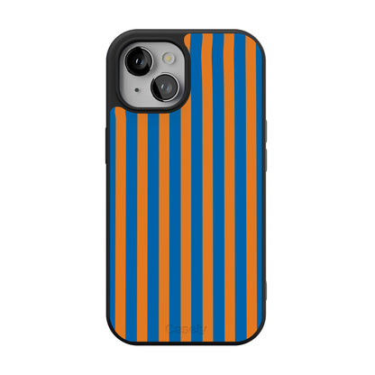 Go New York | Blue & Orange Stripes Case - iPhone 15