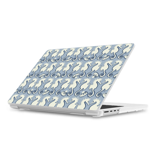 Seahorse Drift | Coastal Blues Laptop Shell