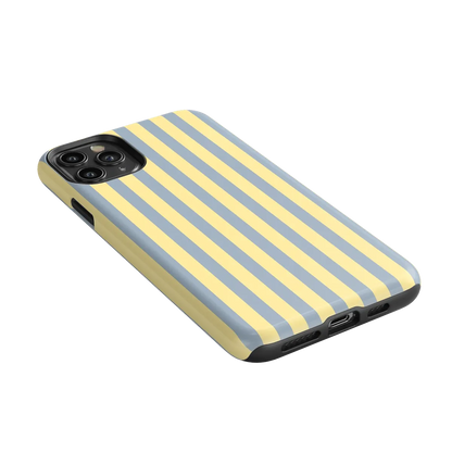 Coastline Stripes | Blue & Yellow Case