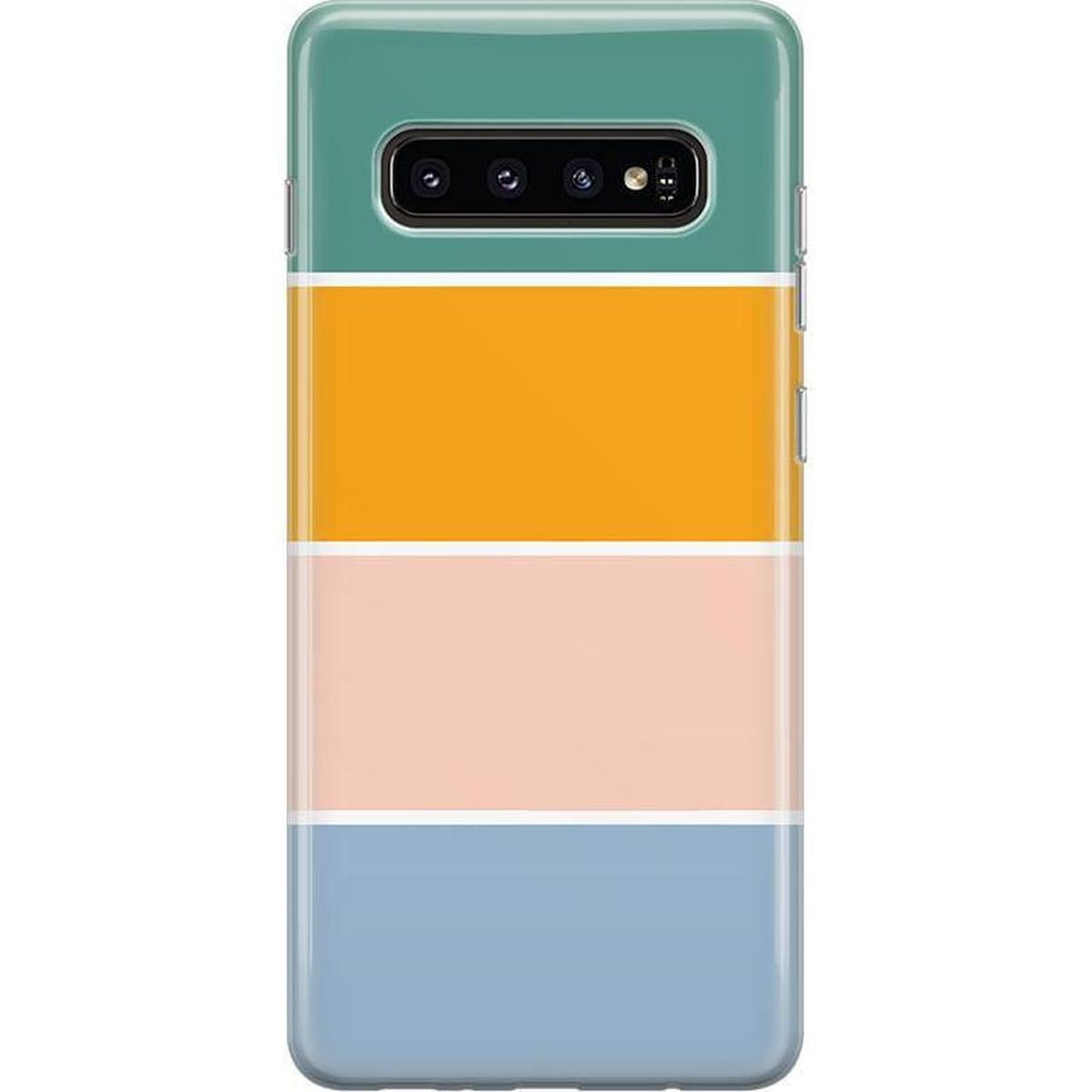 Paint The Town | Colorblock Stripes Samsung Case Samsung Case get.casely Classic Galaxy S10 Plus