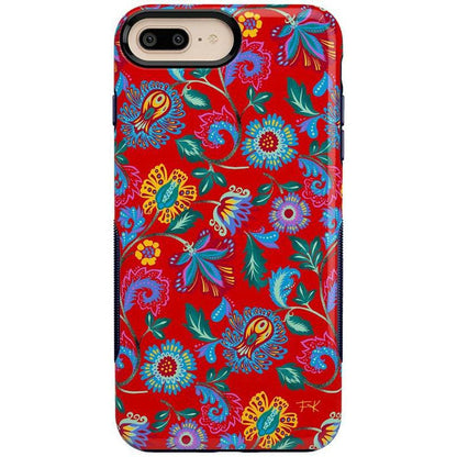 Painted Flowers | Frida Kahlo Floral Case iPhone Case get.casely Bold iPhone 6/7/8 Plus