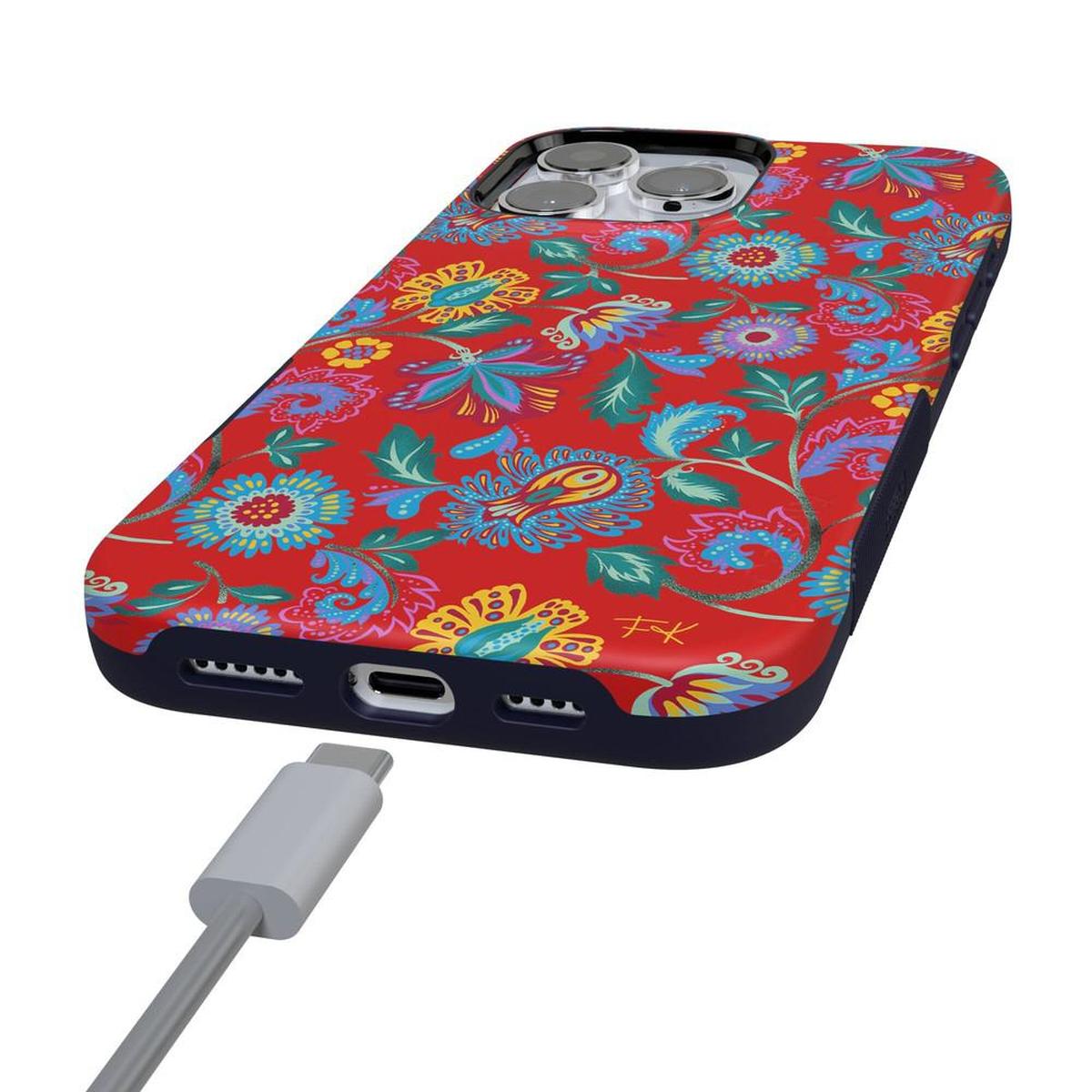 Painted Flowers | Frida Kahlo Floral Case iPhone Case get.casely