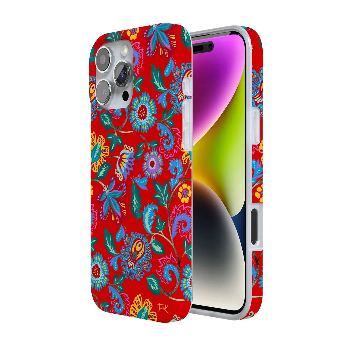 Painted Flowers | Frida Kahlo Floral Case iPhone Case get.casely