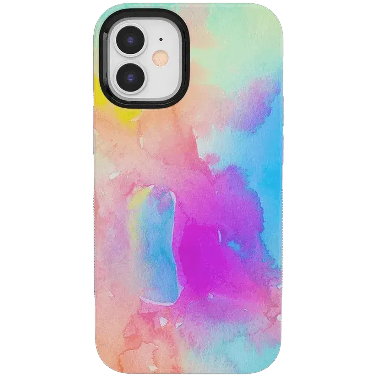 Painting in Pastels | Rainbow Watercolor Case iPhone Case get.casely Bold iPhone 12 Mini