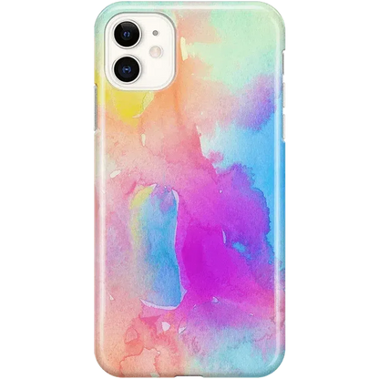 Painting in Pastels | Rainbow Watercolor Case iPhone Case get.casely Classic iPhone 11