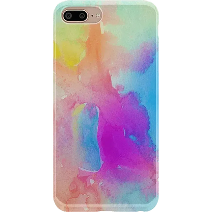 Painting in Pastels | Rainbow Watercolor Case iPhone Case get.casely Classic iPhone 6/7/8 Plus
