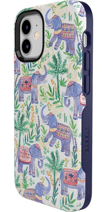 Pastel Gardens | Watercolor Elephant Floral Case iPhone Case get.casely