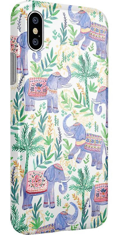 Pastel Gardens | Watercolor Elephant Floral Case iPhone Case get.casely